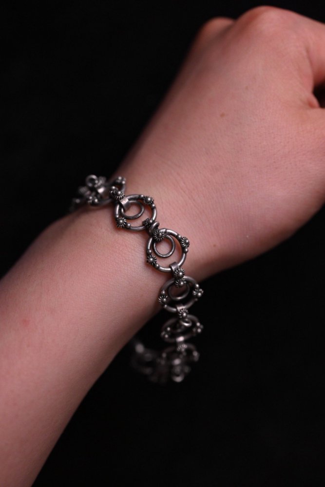 Vintage silver 800 chain bracelet