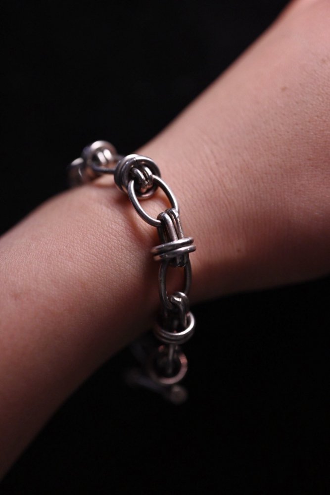 Mexico vintage silver chain bracelet