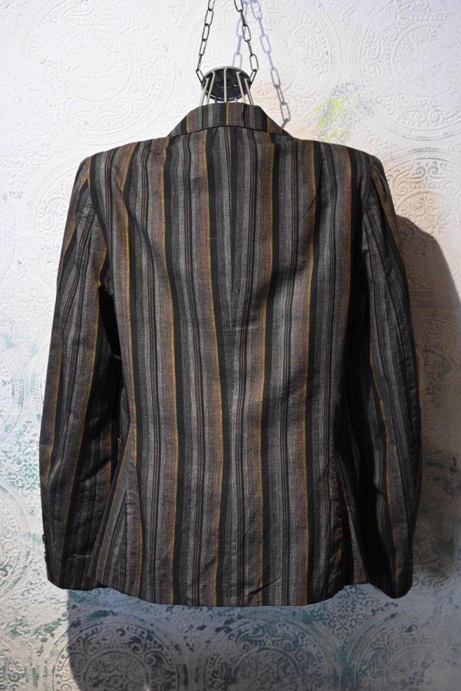 us 1960's random stripe tailored jacket