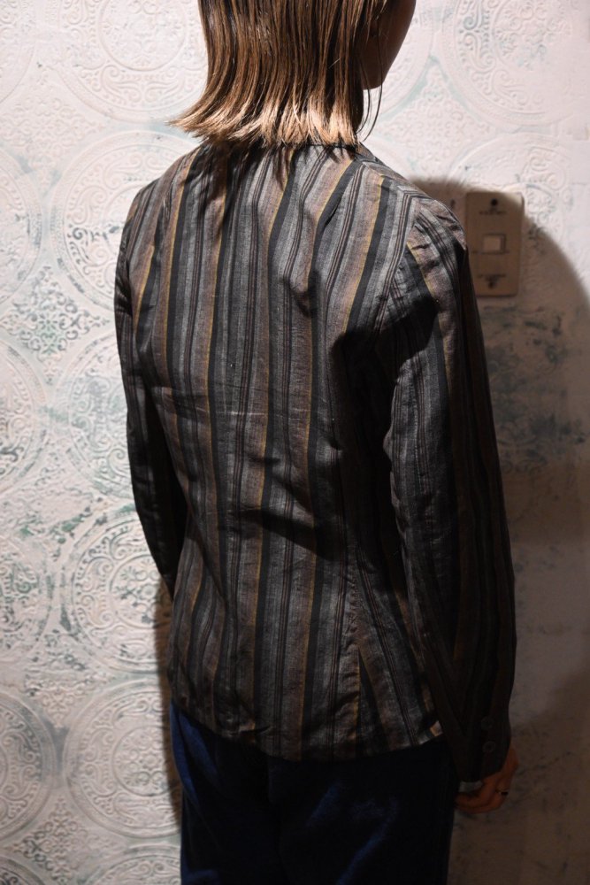 us 1960's random stripe tailored jacket