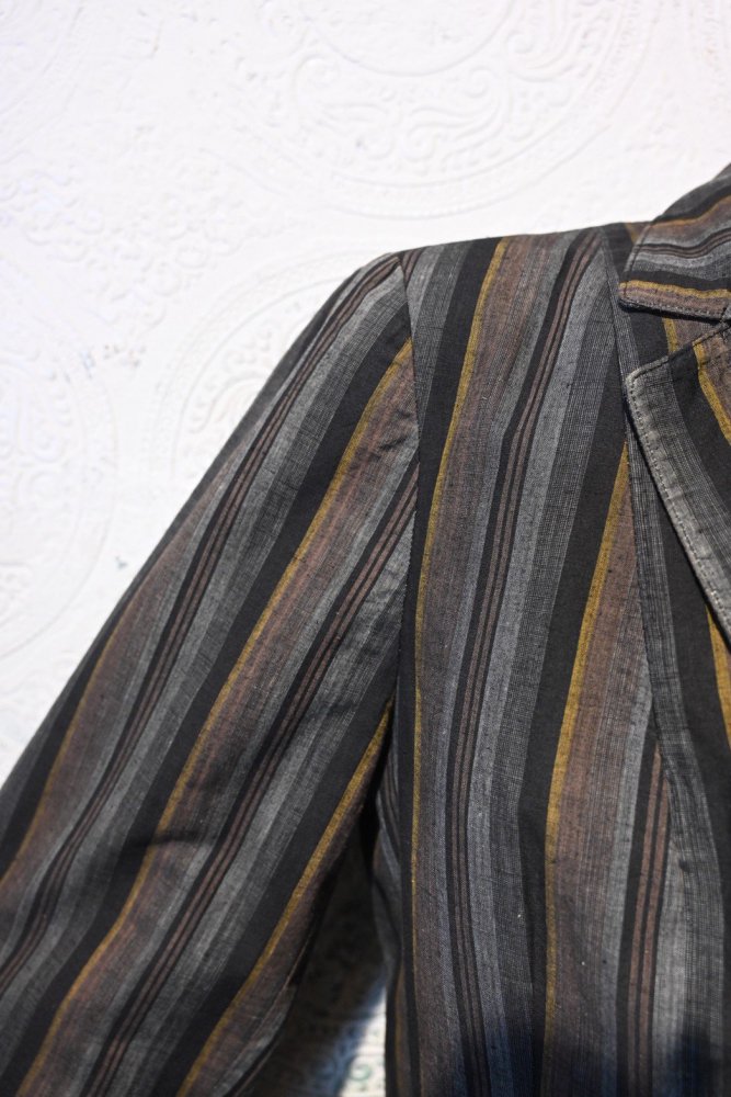 us 1960's random stripe tailored jacket