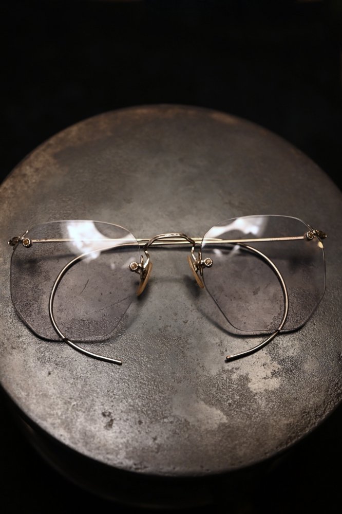 us 1940's "SHURON" 12KGF two point glasses