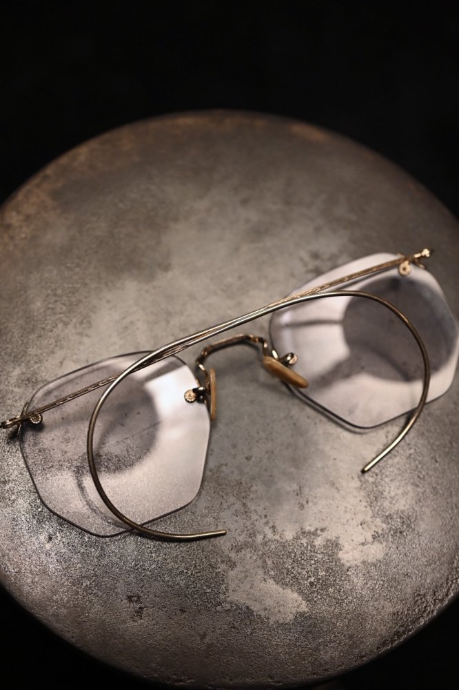 us 1940's "SHURON" 12KGF two point glasses