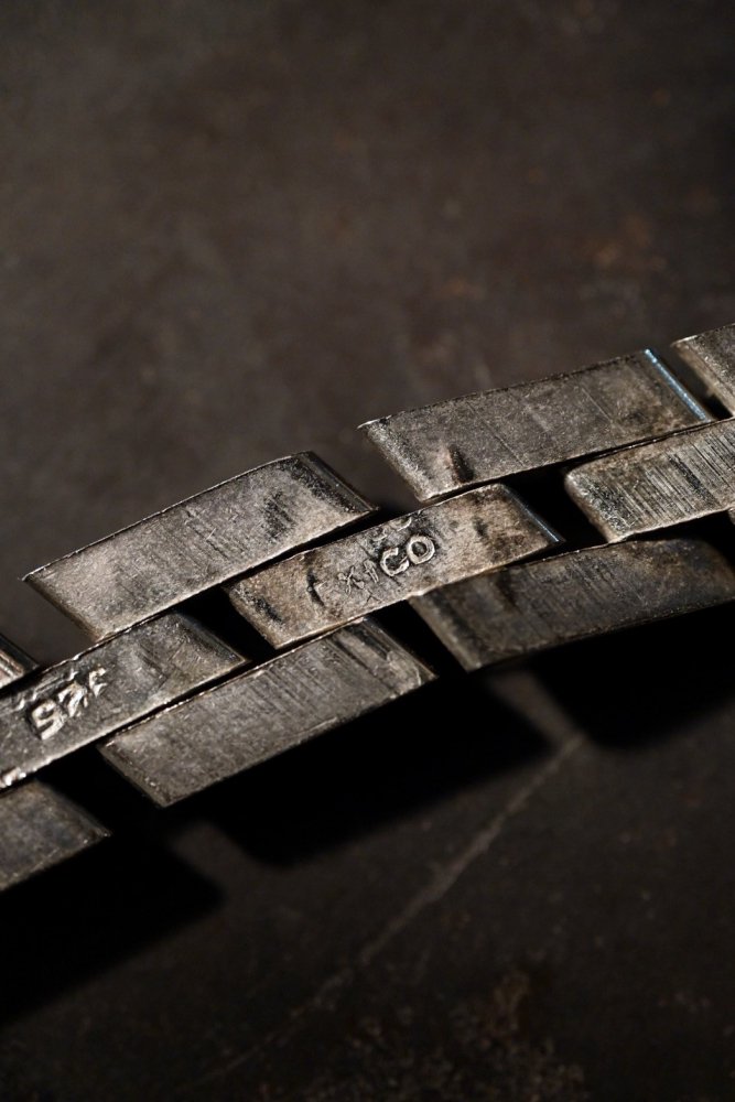 Mexico vintage heavy silver bracelet