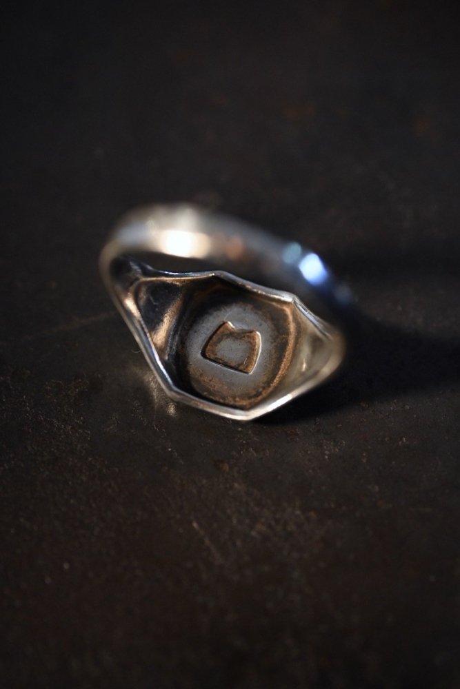 us 1940's college silver ring