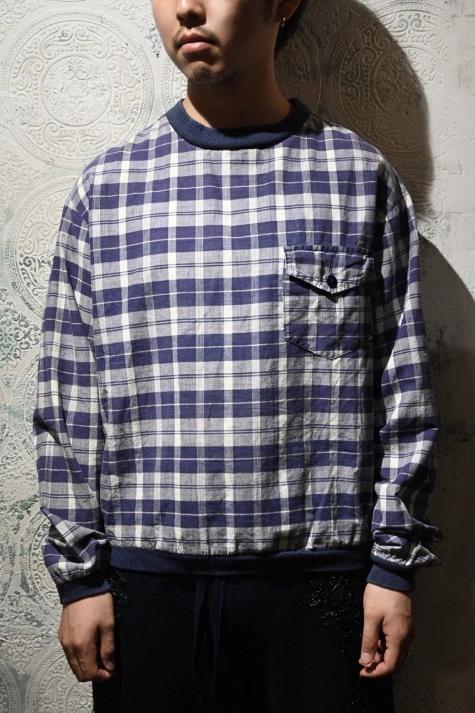 us 1960's pullover check shirt