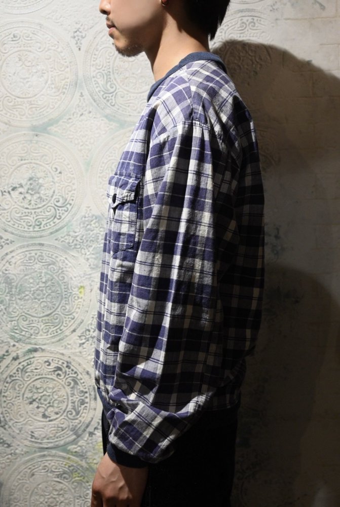 us 1960's pullover check shirt