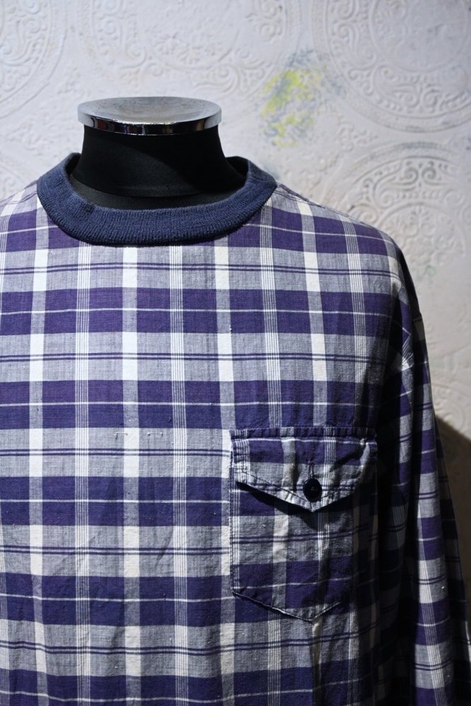 us 1960's pullover check shirt