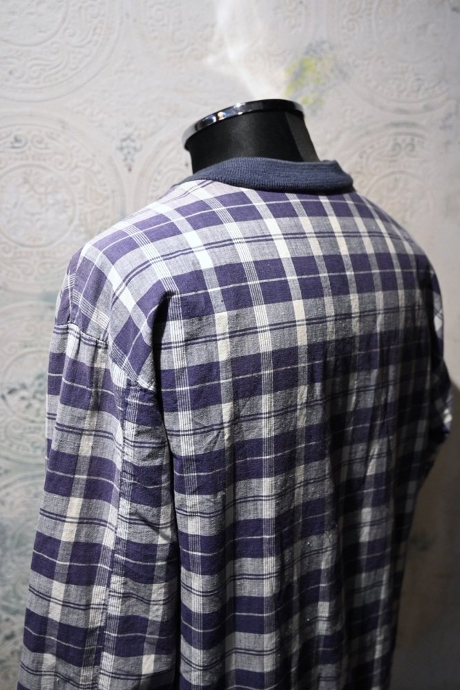 us 1960's pullover check shirt