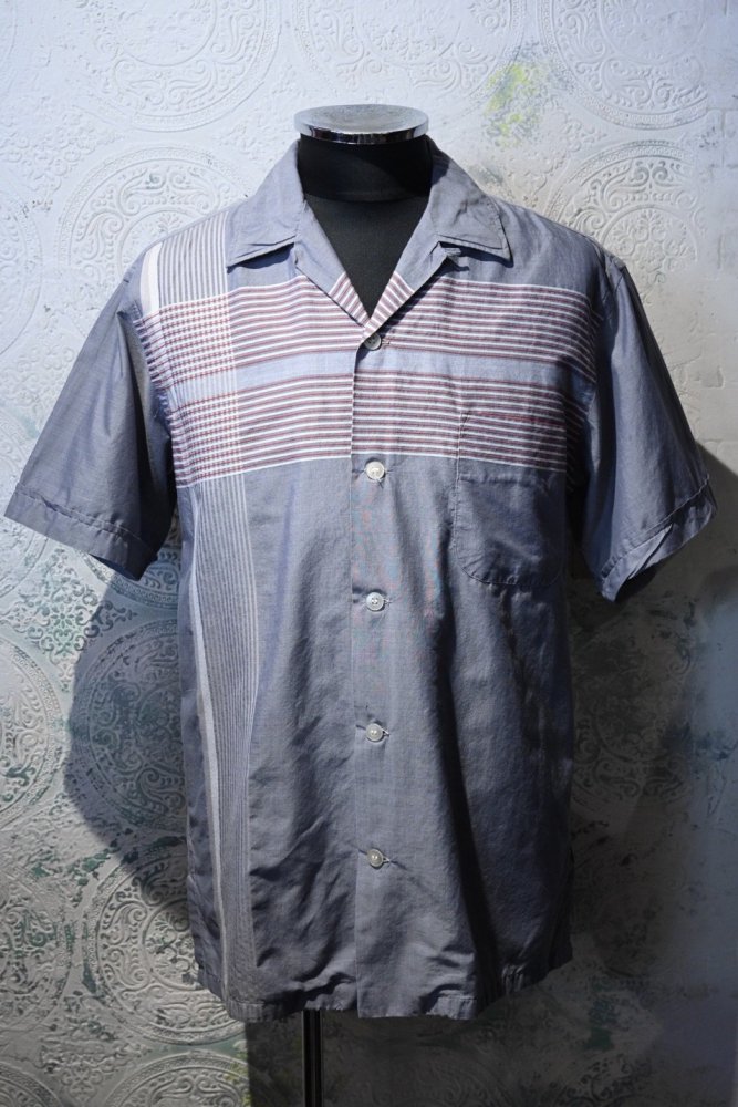us 1960's "Pennleigh" cotton s/s shirt