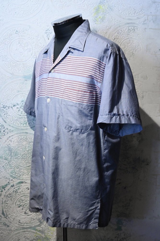 us 1960's "Pennleigh" cotton s/s shirt