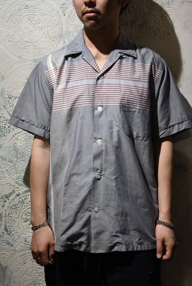 us 1960's "Pennleigh" cotton s/s shirt