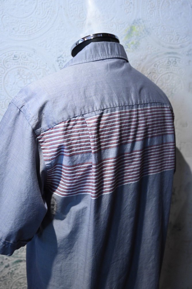 us 1960's "Pennleigh" cotton s/s shirt