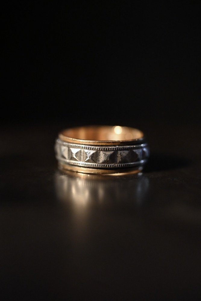 us 1960's~ gold filled  silver ring