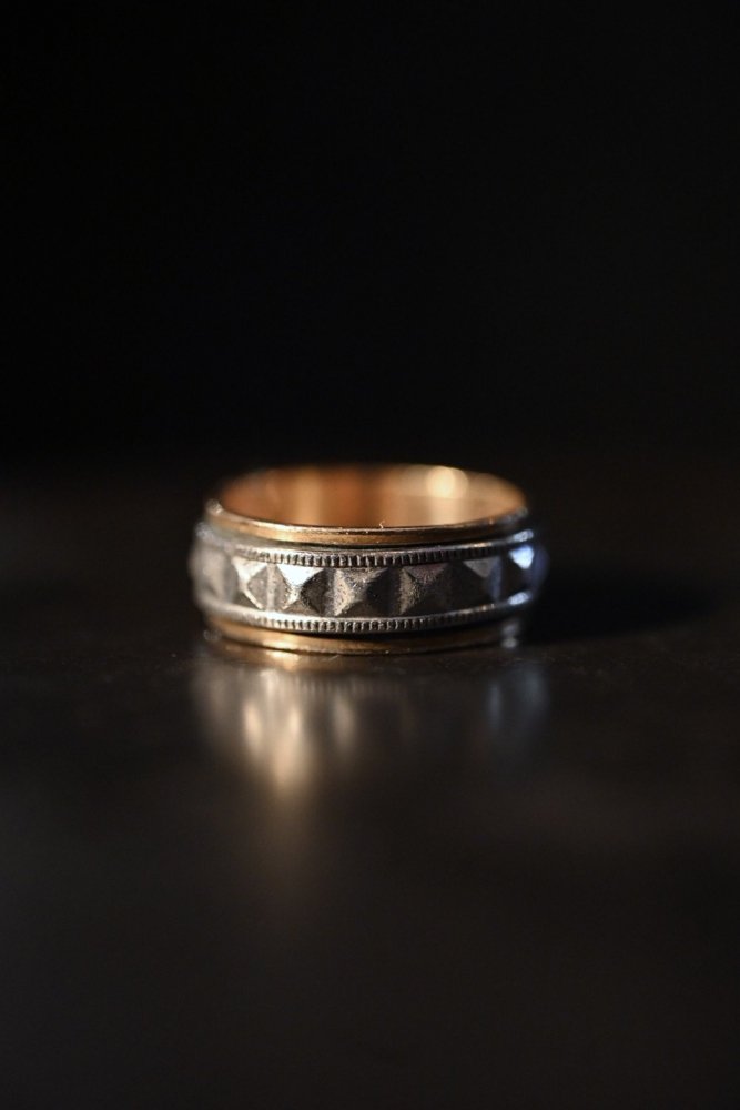 us 1960's~ gold filled  silver ring