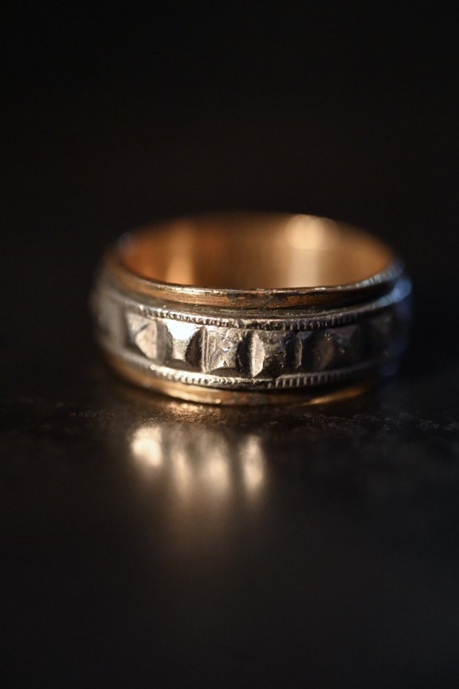 us 1960's~ gold filled  silver ring