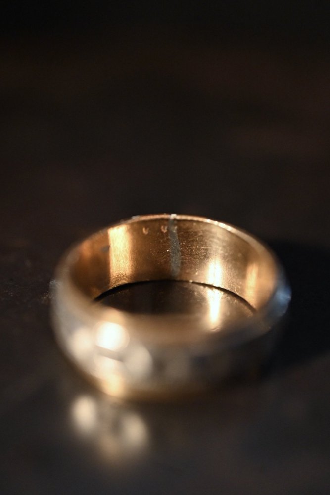 us 1960's~ gold filled  silver ring