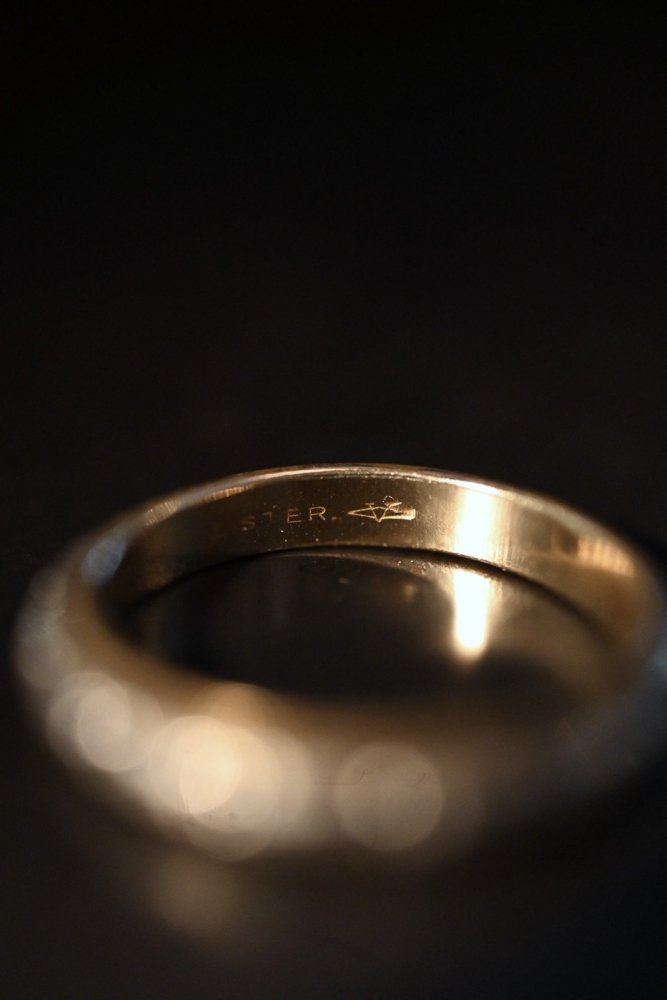 us 1960's~ 10KGF  silver ring