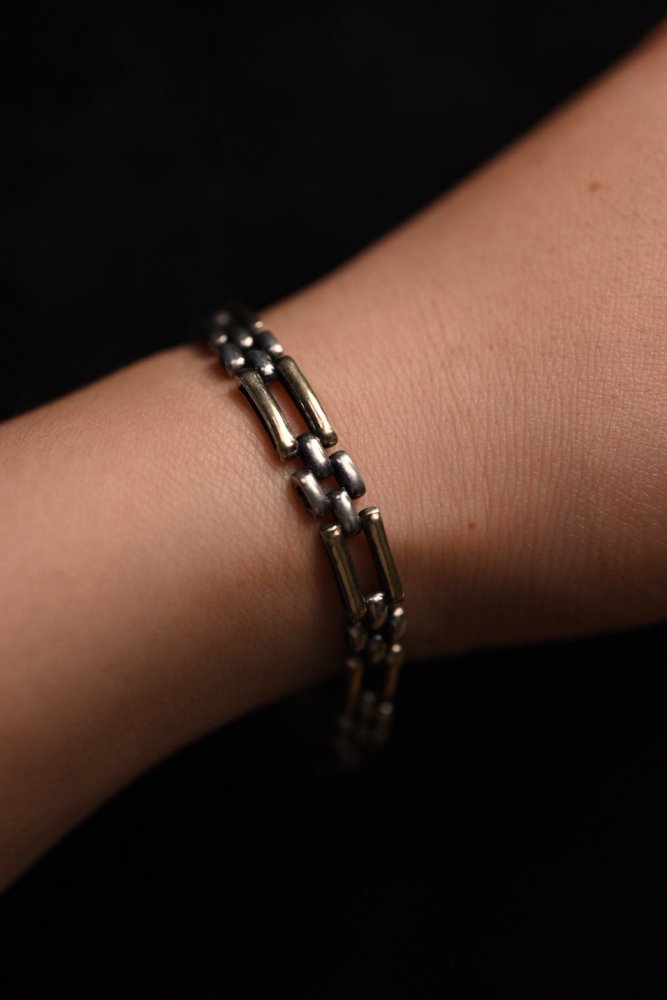 Italy vintage silver chain bracelet