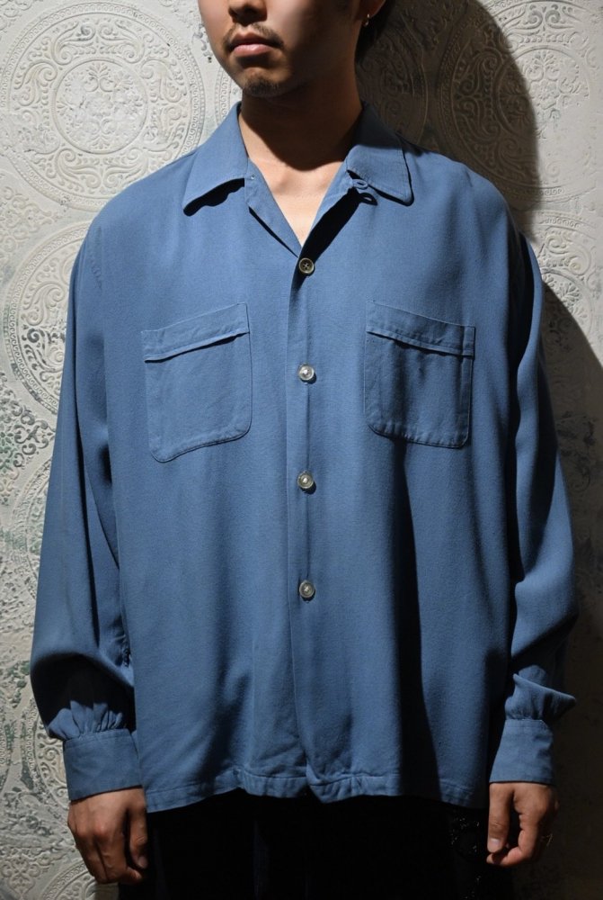 us 1960's "Kentfield" rayon shirt