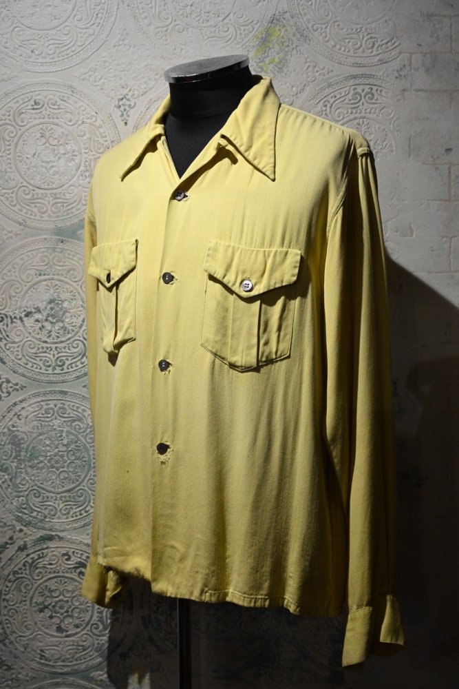 us 1950's "Jack Charles" grunge rayon shirt