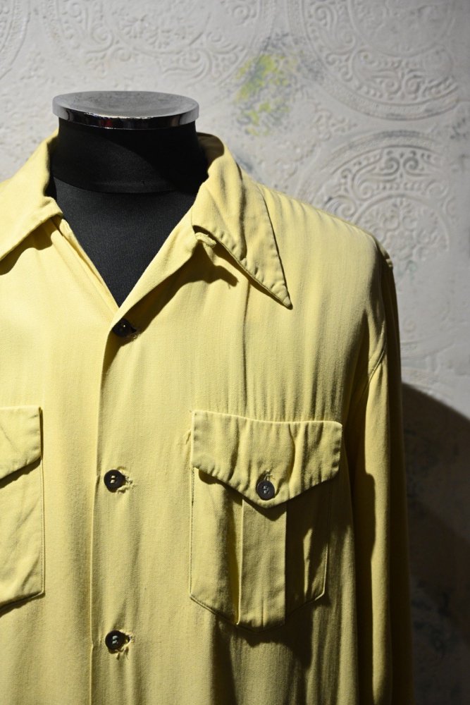 us 1950's "Jack Charles" grunge rayon shirt