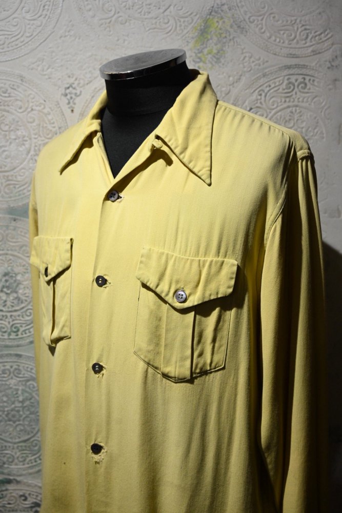 us 1950's "Jack Charles" grunge rayon shirt