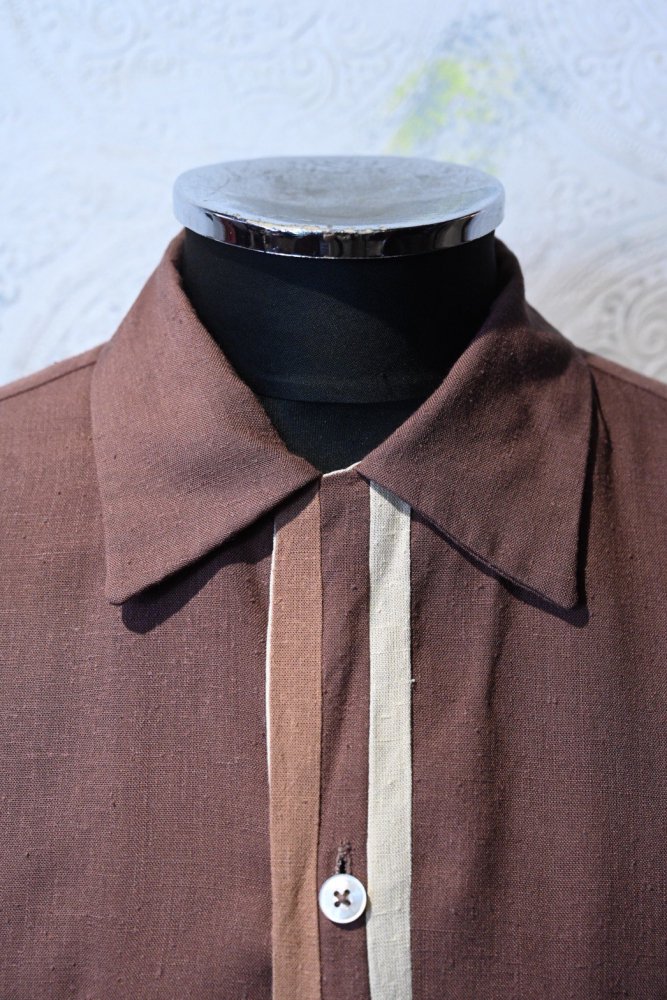 us 1950's nep rayon s/s shirt