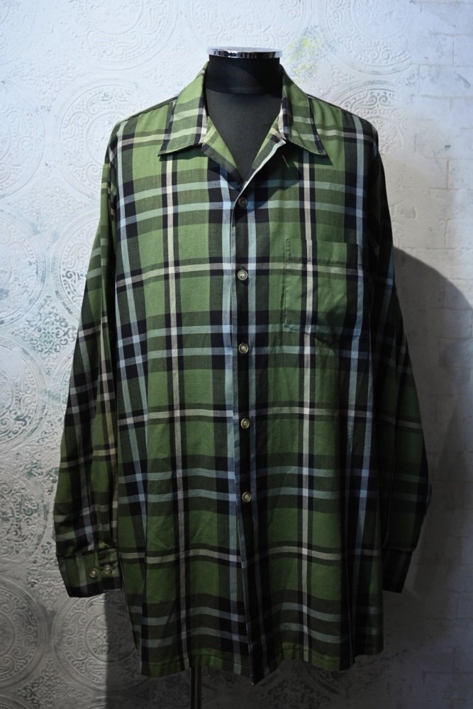 us 1970's "Squire Casuals" check shirt -18 1/2-