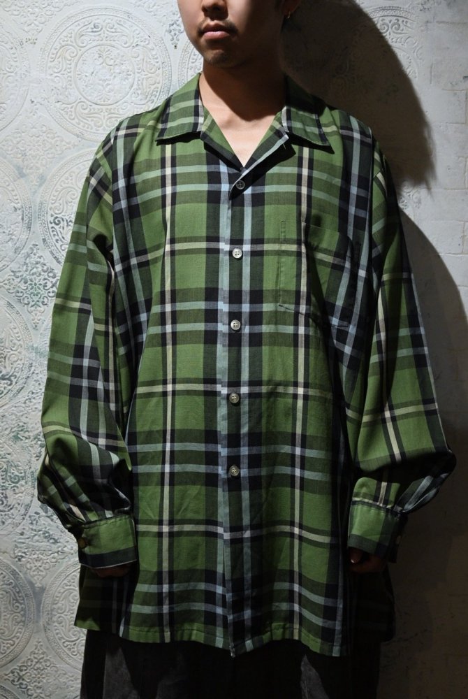 us 1970's "Squire Casuals" check shirt -18 1/2-