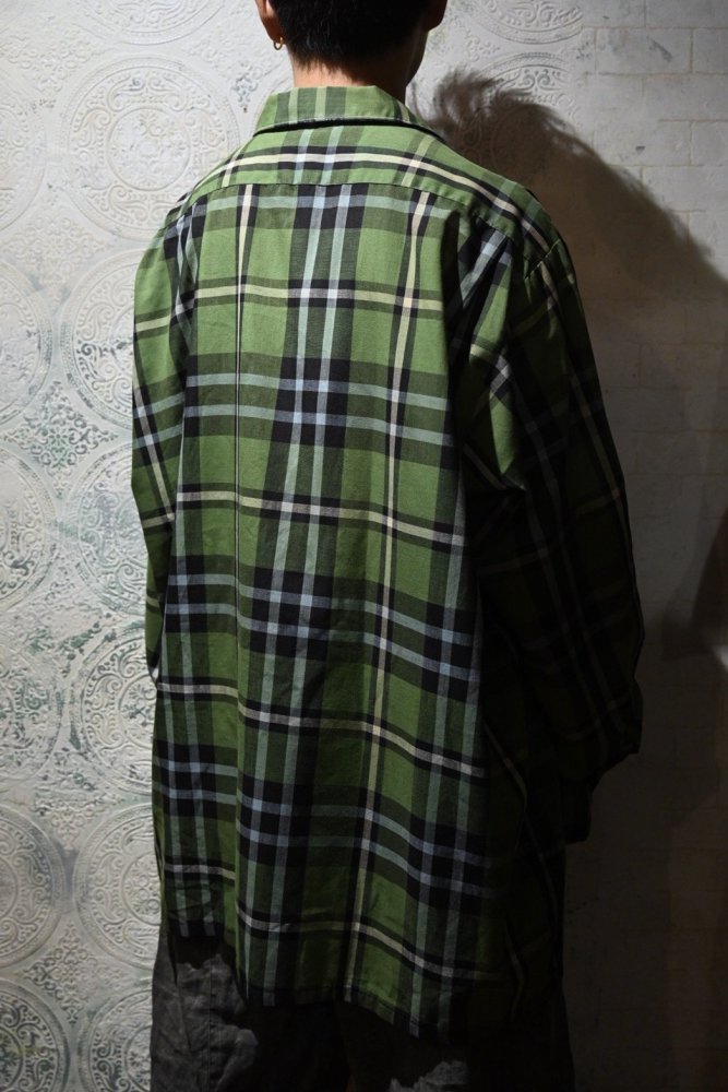 us 1970's "Squire Casuals" check shirt -18 1/2-