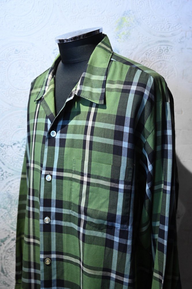 us 1970's "Squire Casuals" check shirt -18 1/2-