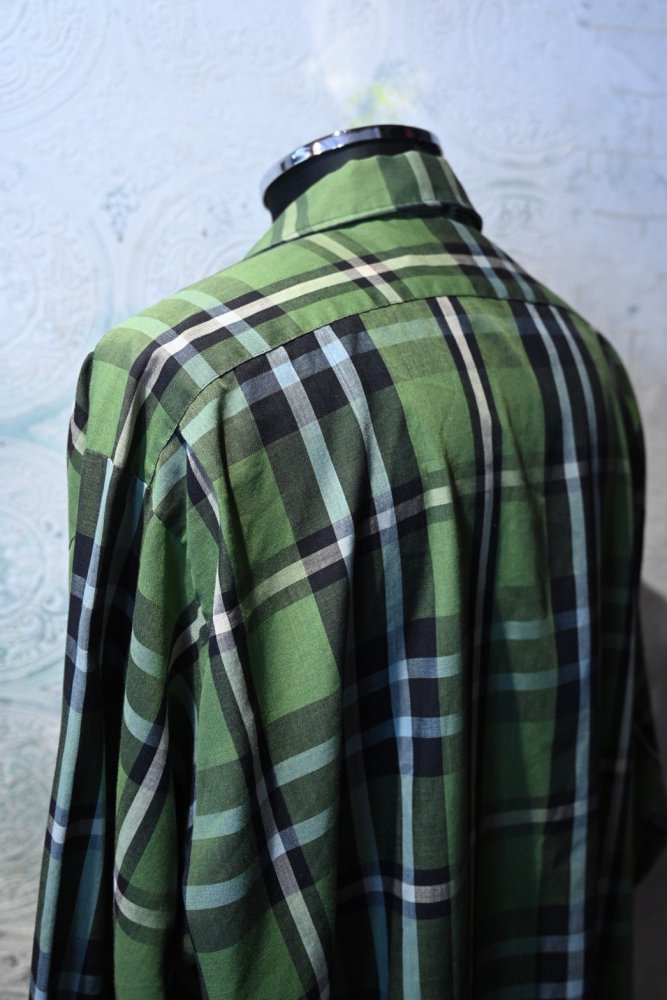 us 1970's "Squire Casuals" check shirt -18 1/2-