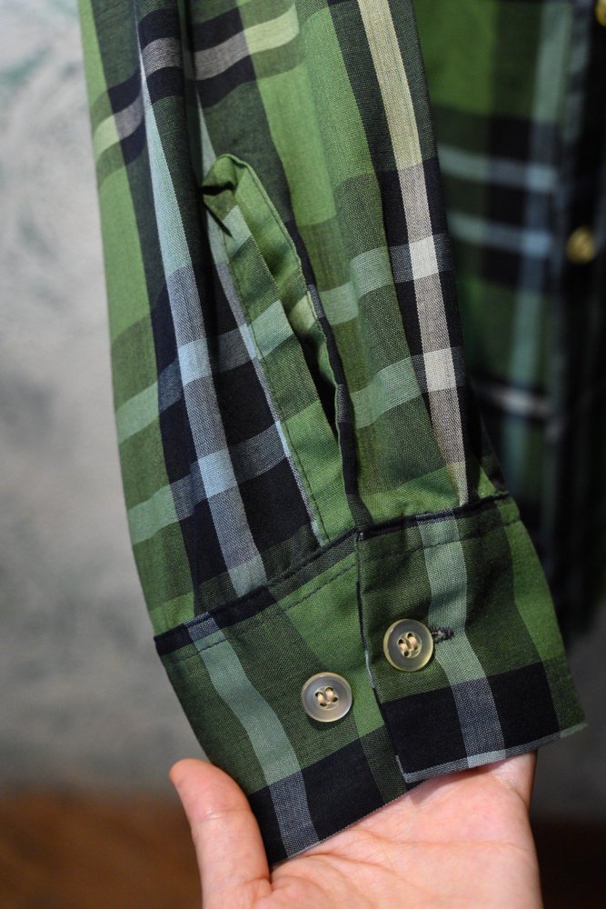 us 1970's "Squire Casuals" check shirt -18 1/2-