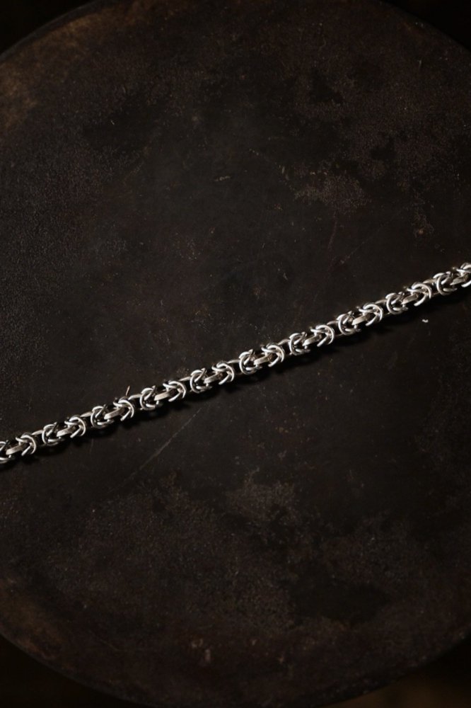 Italy vintage silver chain bracelet