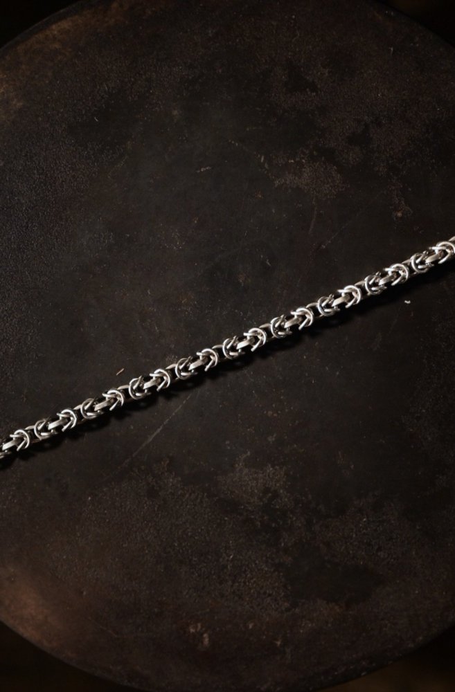 Italy vintage silver chain bracelet