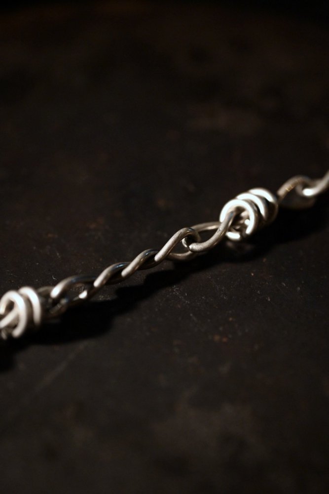 Italy vintage silver chain bracelet