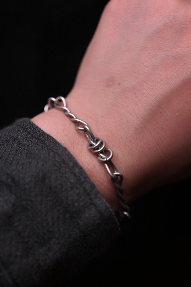 Italy vintage silver chain bracelet