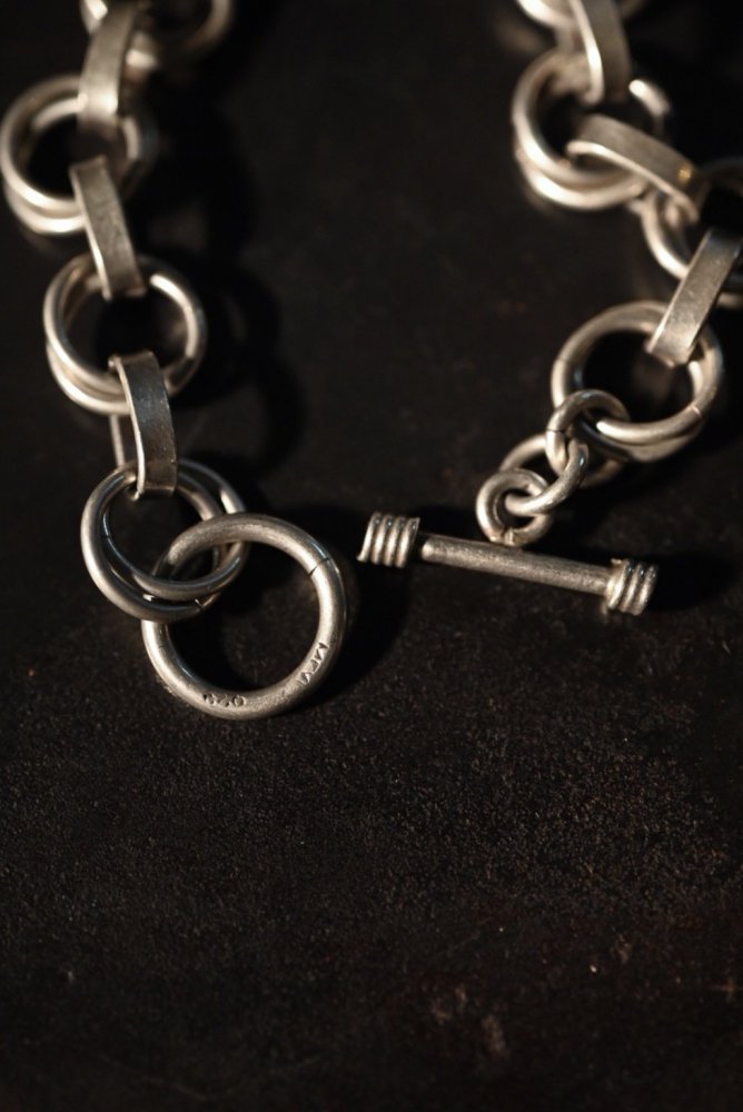 Vintage modern design silver bracelet