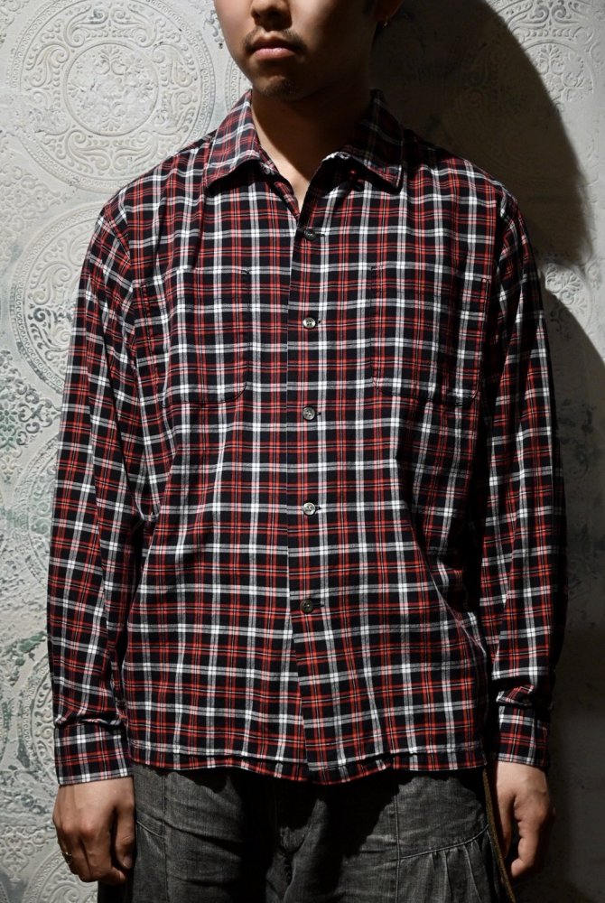 us 1960's "McGREGOR" cotton check shirt