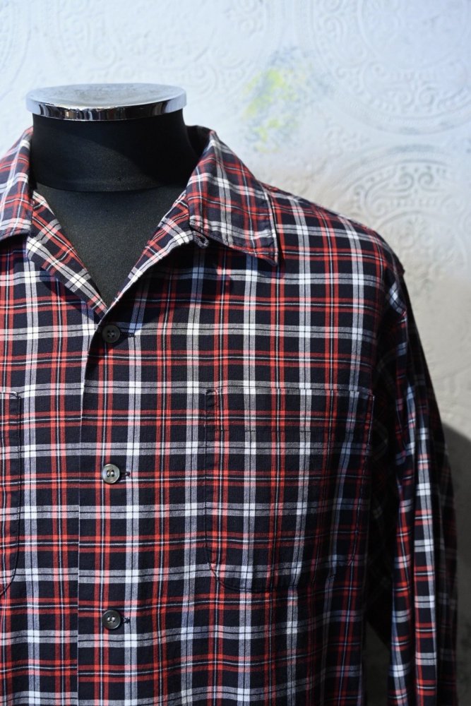 us 1960's "McGREGOR" cotton check shirt