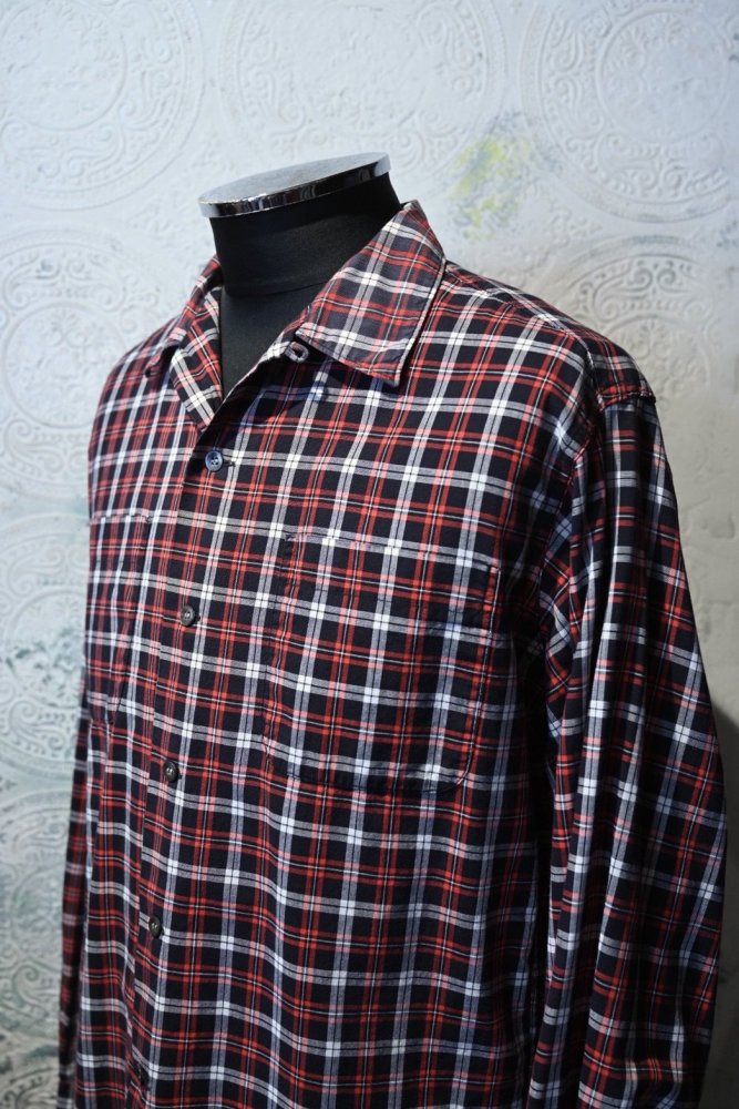 us 1960's "McGREGOR" cotton check shirt