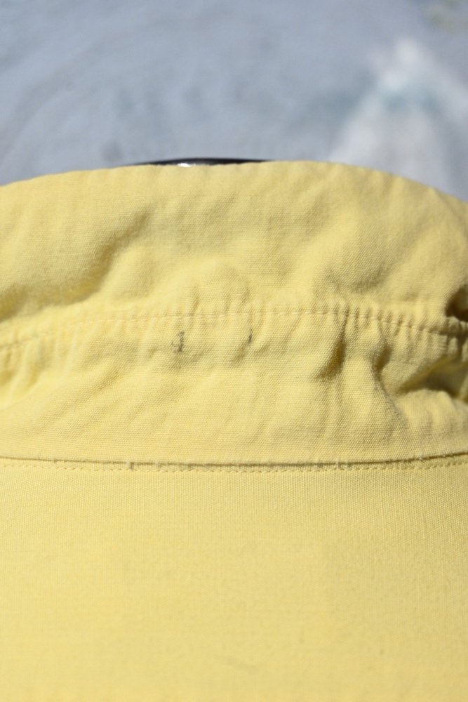 us 1950's~ "ARROW" yellow rayon shirt