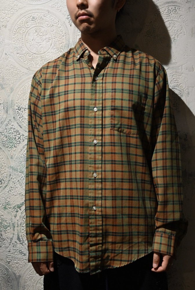 us 1960's~ ""Mr.LEGGS" check shirt