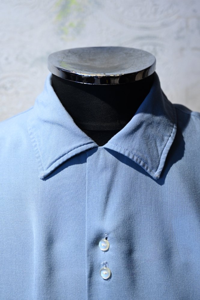 us 1950's~ "Monte Carls" rayon shirt