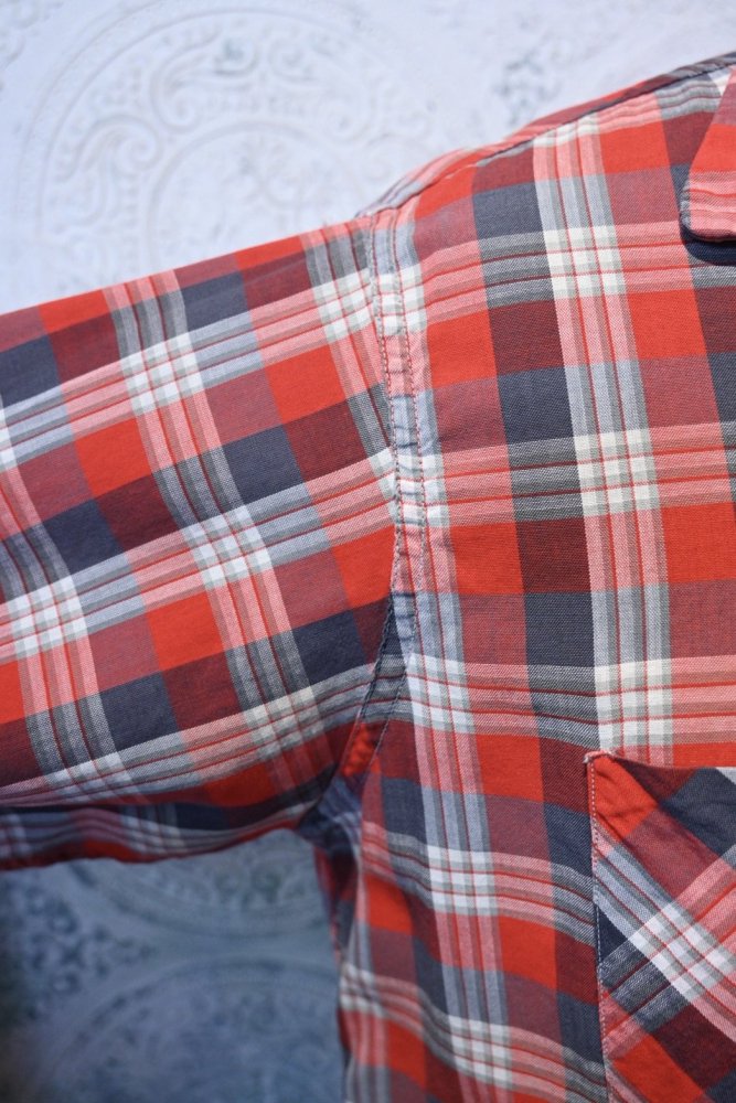 us 1960's "Towncraft" cotton check shirt