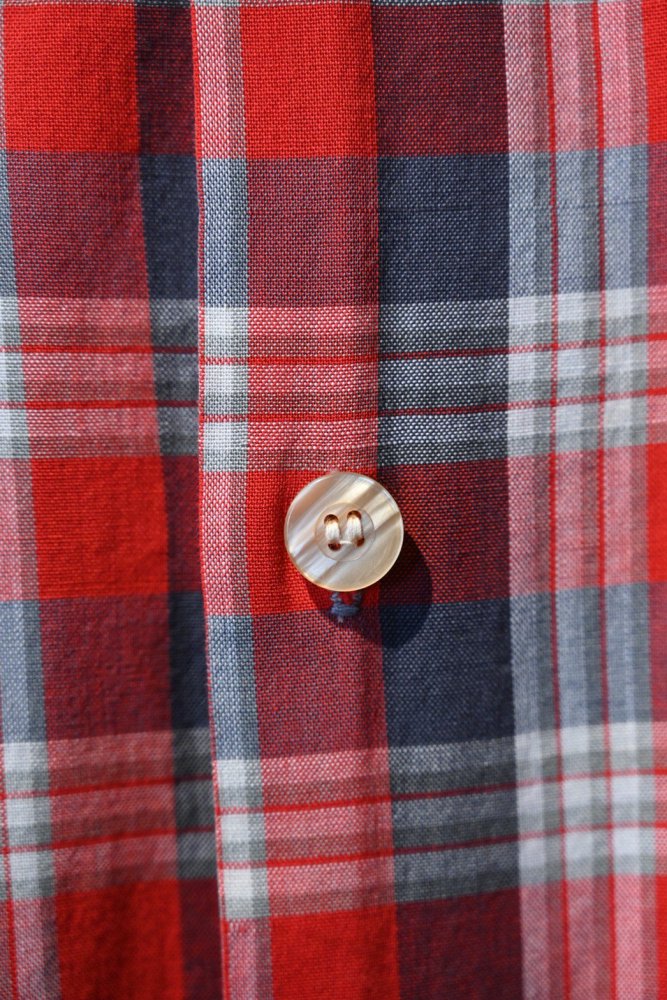 us 1960's "Towncraft" cotton check shirt