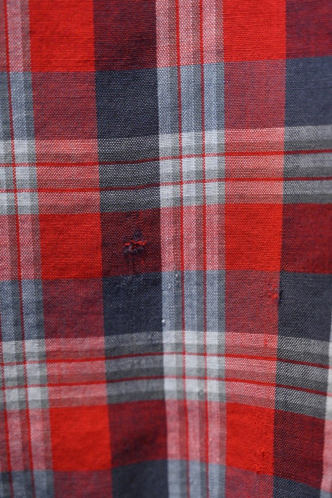 us 1960's "Towncraft" cotton check shirt