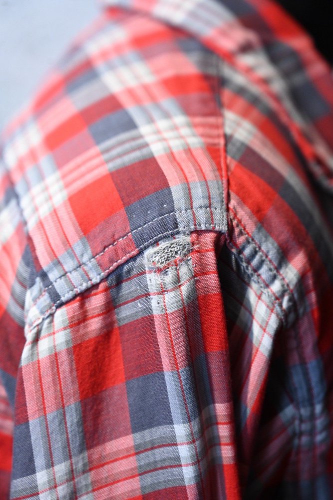 us 1960's "Towncraft" cotton check shirt