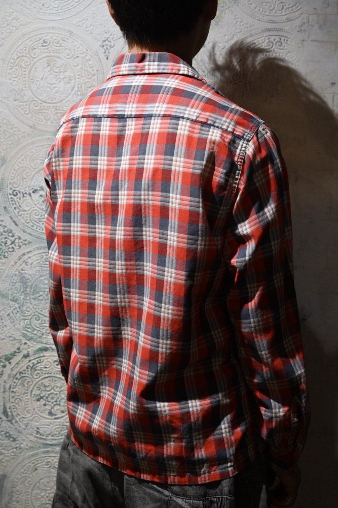 us 1960's "Towncraft" cotton check shirt